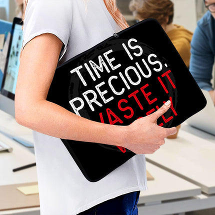 Printed Quote MacBook Pro 16" Two-Sided Sleeve - Cool Laptop Sleeve - Trendy MacBook Sleeve