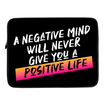 Positive Quote Dell 16" Sleeve - Trendy Laptop Sleeve - Cool Laptop Sleeve with Zipper