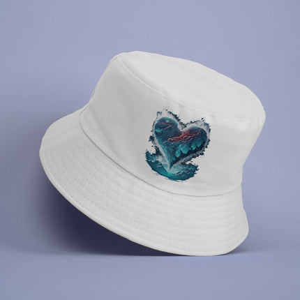 Winter Graphic Bucket Hat - Art Hat - Unique Bucket Hat