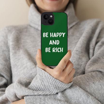 Be Happy iPhone 14 Plus Case - Positive Phone Case for iPhone 14 Plus - Themed iPhone 14 Plus Case