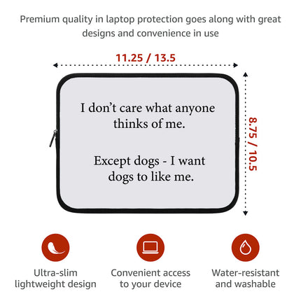 Dog Lover iPad Sleeve - Printed Tablet Sleeve - Funny Carrying Case