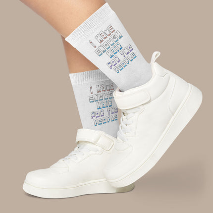 Cool Design Socks - Saying Novelty Socks - Best Design Crew Socks