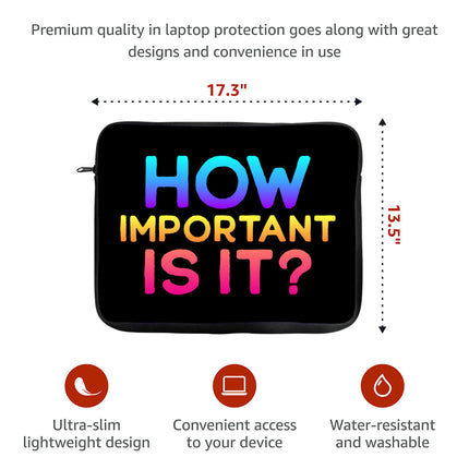 Funny MacBook Pro 16" Two-Sided Sleeve - Cute Laptop Sleeve - Printed MacBook Sleeve