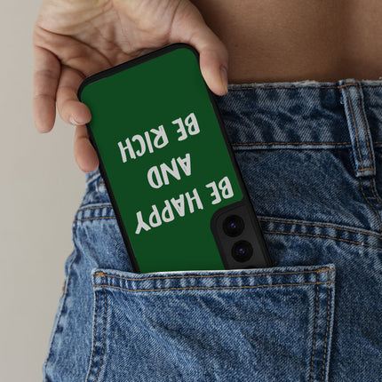 Be Happy Samsung S22 Phone Case - Positive Phone Case for Samsung S22 - Themed Samsung S22 Phone Case