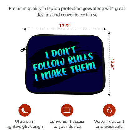 Cool Quote MacBook Pro 14" Two-Sided Sleeve - Printed Laptop Sleeve - Themed MacBook Sleeve