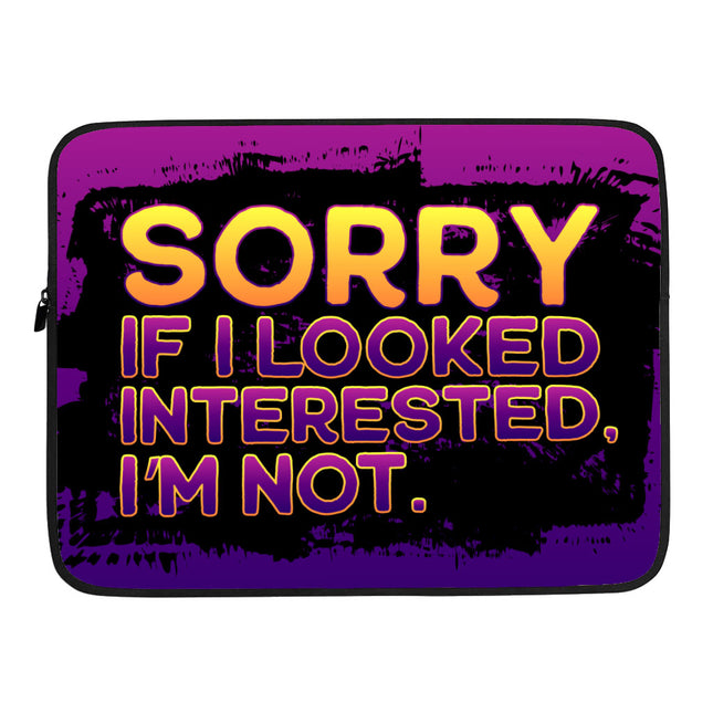 Sarcastic Dell 16" Sleeve - Graphic Laptop Sleeve - Funny Design Laptop Sleeve with Zipper