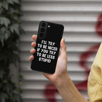 Sarcastic Samsung S22 Phone Case - Funny Quote Phone Case for Samsung S22 - Best Design Samsung S22 Phone Case