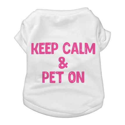 Best Keep Calm Dog T-Shirt - Trendy Dog Shirt - Cool Dog Clothing