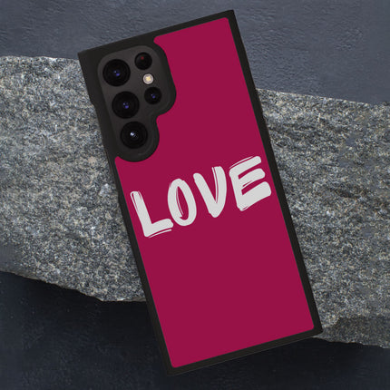 Love Samsung S22 Ultra Phone Case - Kawaii Phone Case for Samsung S22 Ultra - Cute Samsung S22 Ultra Phone Case