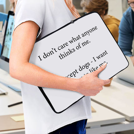 Dog Lover MacBook Pro 16" Two-Sided Sleeve - Printed Laptop Sleeve - Funny MacBook Sleeve