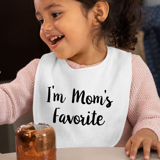 Mom's Favorite Baby Bibs - Cute Baby Feeding Bibs - Quote Bibs for Eating