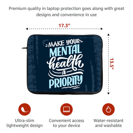 Best Design MacBook Pro 16" Two-Sided Sleeve - Cool Laptop Sleeve - Quote MacBook Sleeve