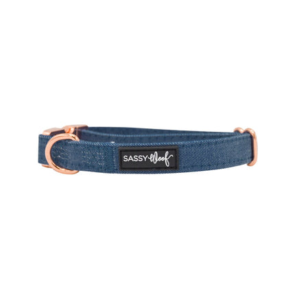 Denim' Dog Collar