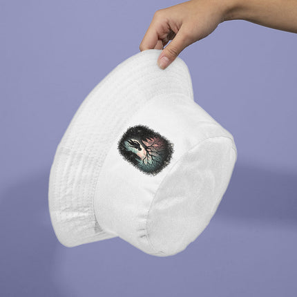 Cool Graphic Bucket Hat - Astronaut Hat - Tree Bucket Hat