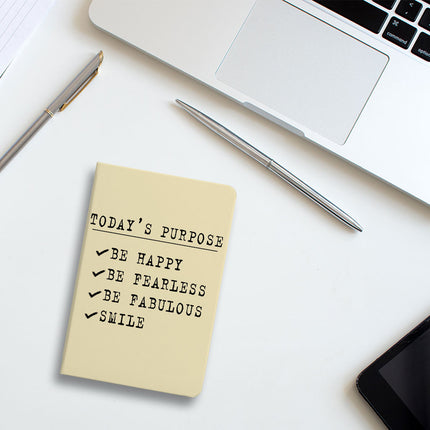 Today's Purpose Journal - Quote Notebook - Graphic Journal