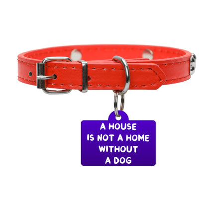 Dog Lover Pet ID Tag - Themed Pet Tag - Cute Pet ID Tag