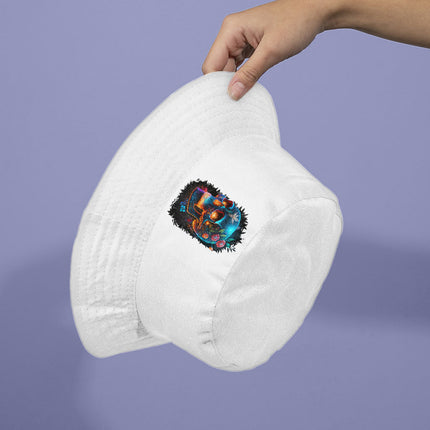 Cool Skull Bucket Hat - Floral Hat - Best Design Bucket Hat