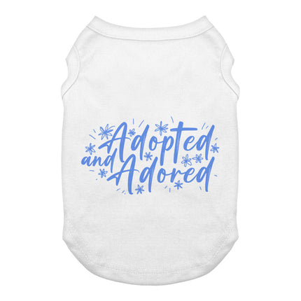 Adopted Dog Tank - Cute Dog T-Shirt - Trendy Dog Clothing