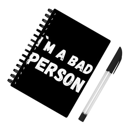 Sarcastic Spiral Notebook - Cool Notebook - Themed Notebook