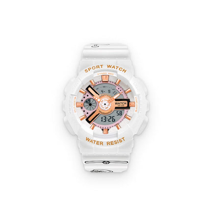 Women’s White Digital Sports Watch