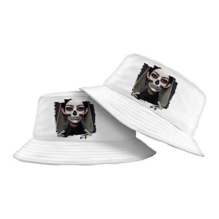3D Skeleton Bucket Hat - Vintage Hat - Artwork Bucket Hat