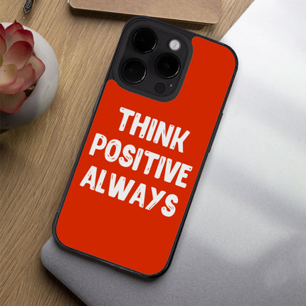 Think Positive iPhone 14 Pro Case - Cool Phone Case for iPhone 14 Pro - Best Print iPhone 14 Pro Case