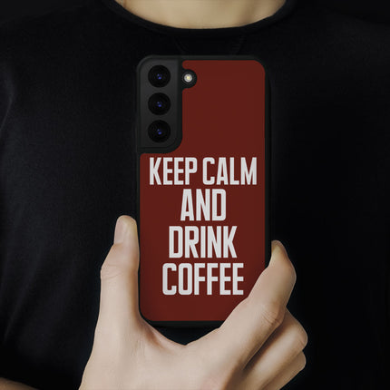 Coffee Samsung S22 Plus Phone Case - Keep Calm Phone Case for Samsung S22 Plus - Cool Samsung S22 Plus Phone Case