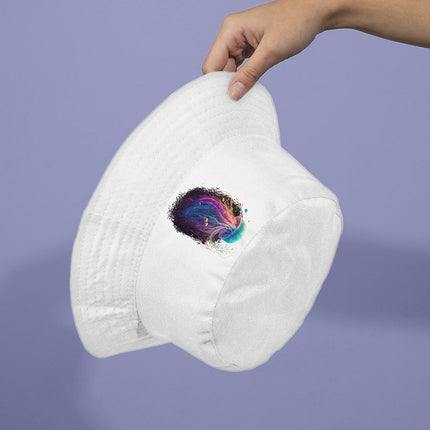 Jellyfish Bucket Hat - Rainbow Hat - Illustration Bucket Hat