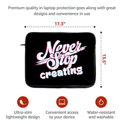 Inspirational MacBook Pro 16" Two-Sided Sleeve - Graphic Laptop Sleeve - Quote MacBook Sleeve