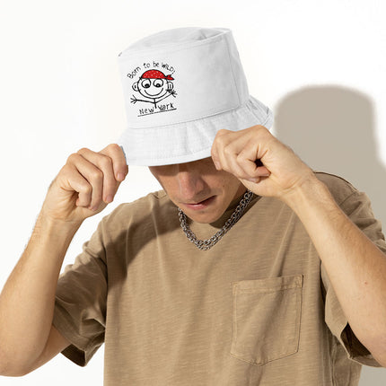 Funny New York Bucket Hat - Themed Hat - Graphic Bucket Hat
