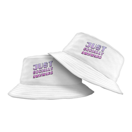 Socially Awkward Bucket Hat - Trendy Hat - Illustration Bucket Hat