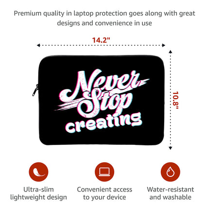 Inspirational MacBook Air 14" Sleeve - Graphic Laptop Sleeve - Quote MacBook Sleeve