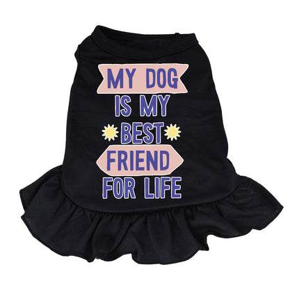 My Dog Is My Best Friend Dog Sundress - Cute Dog Dress Shirt - Art Dog Clothing
