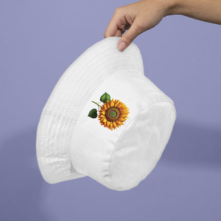 Sunflower Bucket Hat - Cute Hat - Floral Bucket Hat