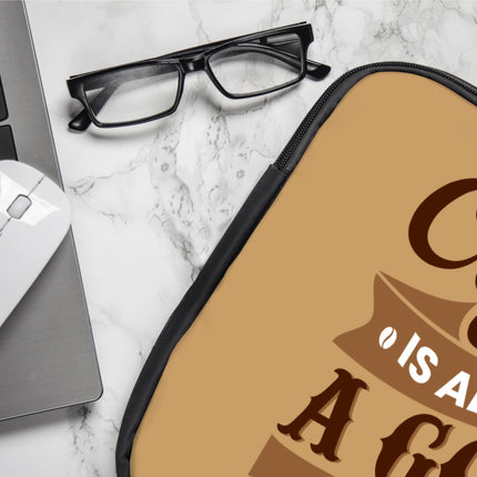Coffee MacBook Pro 16" Two-Sided Sleeve - Creative Laptop Sleeve - Themed MacBook Sleeve