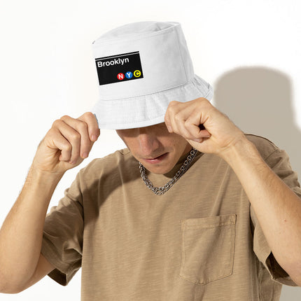 New York Printed Bucket Hat - Graphic Hat - America Bucket Hat