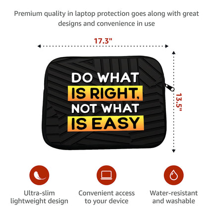Motivational HP 16" Sleeve - Quote Laptop Sleeve - Best Design Laptop Sleeve with Zipper