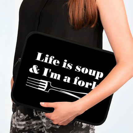 Best Funny HP 16" Sleeve - Cool Laptop Sleeve - Printed Laptop Sleeve with Zipper