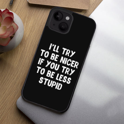 Sarcastic iPhone 14 Plus Case - Funny Quote Phone Case for iPhone 14 Plus - Best Design iPhone 14 Plus Case