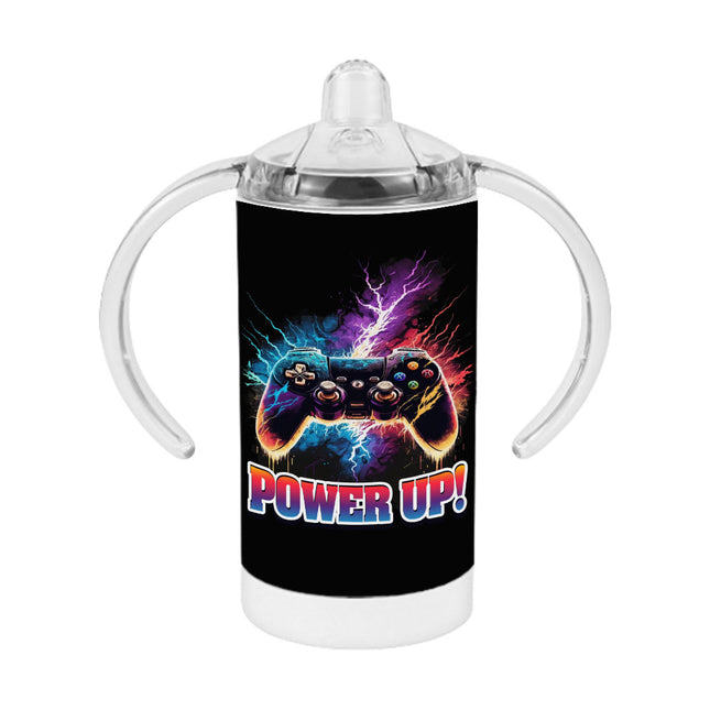 Power Up Sippy Cup - Gamer Baby Sippy Cup - Gamepad Sippy Cup