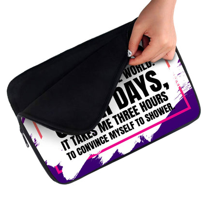 Funny Quote iPad Sleeve - Best Design Tablet Sleeve - Graphic Carrying Case