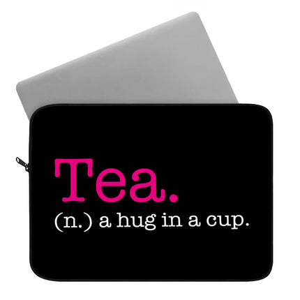 Tea Lover Dell 16" Sleeve - Funny Design Laptop Sleeve - Best Print Laptop Sleeve with Zipper