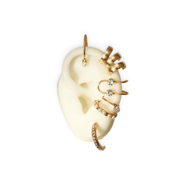 8 Pcs Pearl Stud Earrings