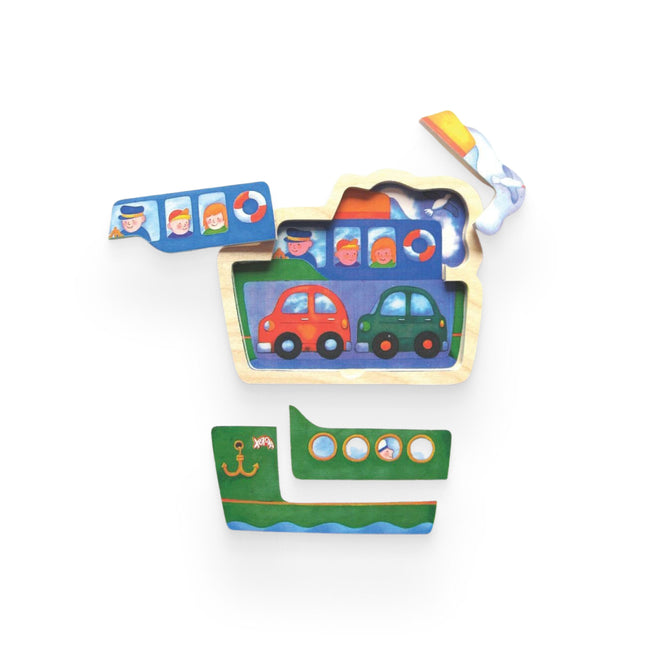 Wooden Ship Puzzle