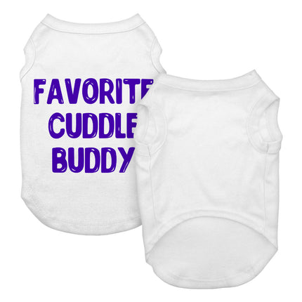 Cuddle Buddy Dog Tank - Kawaii Dog T-Shirt - Cool Design Dog Clothing