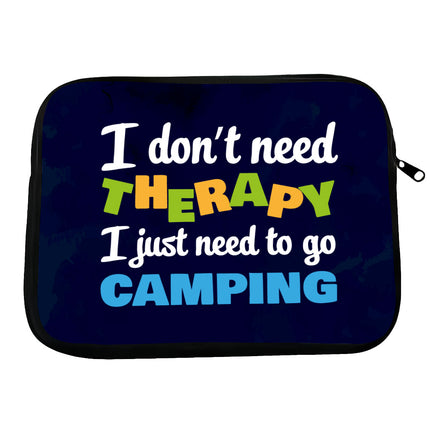 Camping HP 16" Sleeve - Cool Laptop Sleeve - Graphic Laptop Sleeve with Zipper