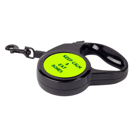Keep Calm Retractable Pet Leash - Trendy Leash - Printed Dog Leash