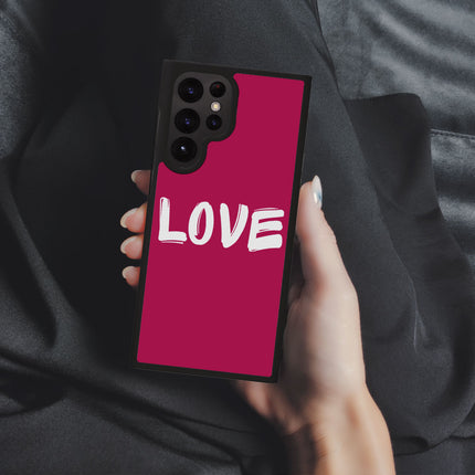 Love Samsung S22 Ultra Phone Case - Kawaii Phone Case for Samsung S22 Ultra - Cute Samsung S22 Ultra Phone Case