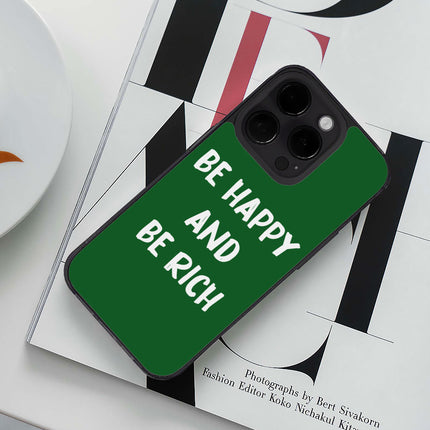 Be Happy iPhone 14 Pro Max Case - Positive Phone Case for iPhone 14 Pro Max - Themed iPhone 14 Pro Max Case