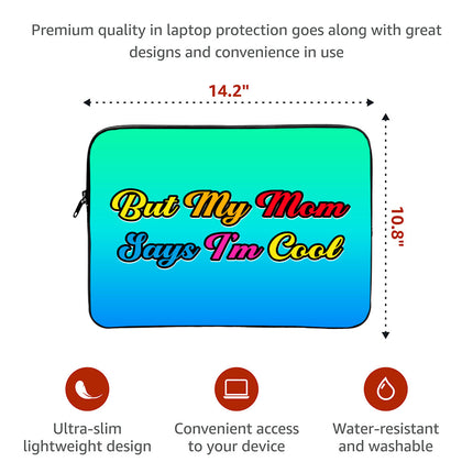 Colorful MacBook Air 14" Sleeve - Quote Laptop Sleeve - Funny MacBook Sleeve